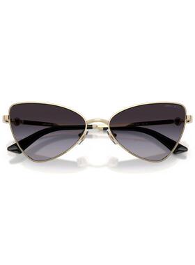 代购Jimmy Choo女士太阳镜遮光防紫外线清晰视野轻盈佩戴猫眼型