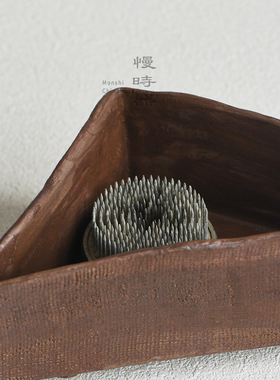 玄关民宿桌面装饰创意陶花器摆件