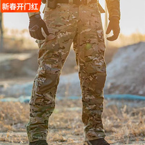 Governing Officer Locomotive Raiders Tactical pants Mens autumn Winter Anti-scratches Wear Resistant Agents Camouflavored Pants Function Samurai Pants