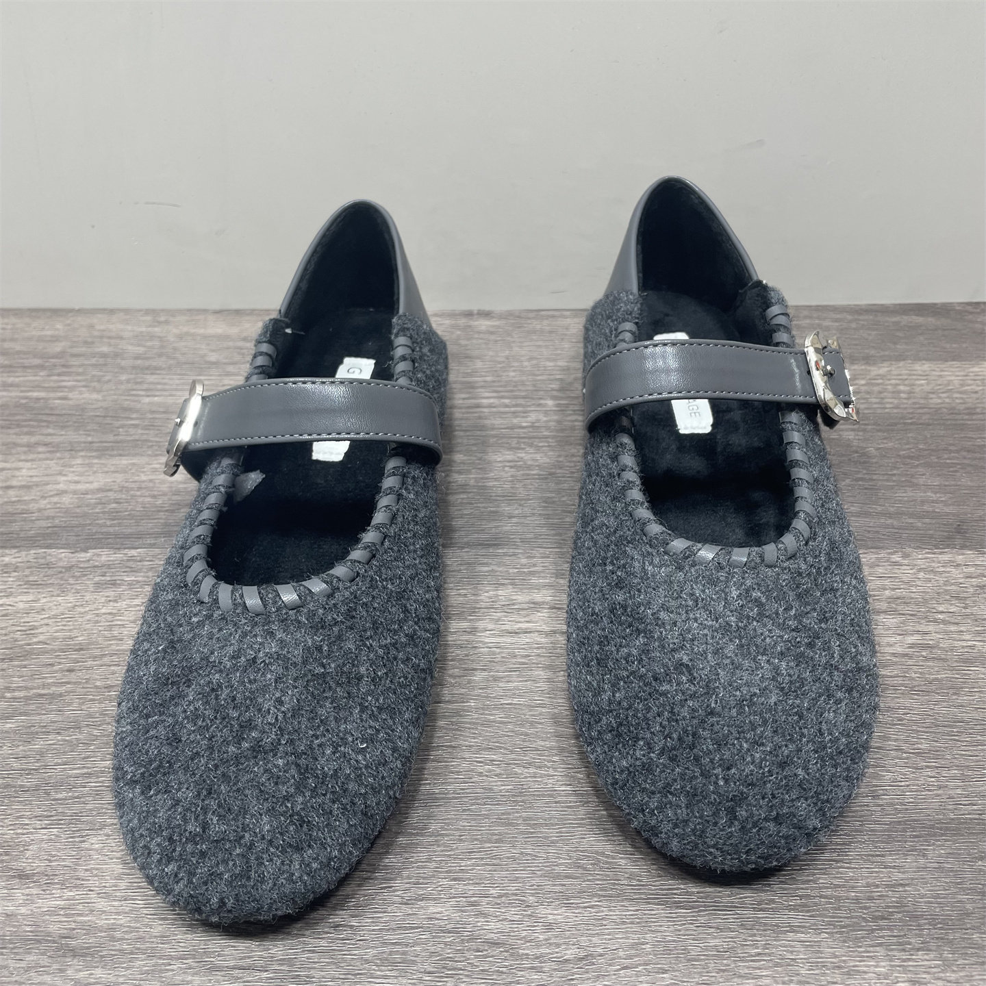 断码处理毛呢玛丽珍鞋女平底一字带百搭芭蕾舞鞋冬季新款加绒女鞋,淘宝优惠券,粉丝福利购,淘宝优惠卷