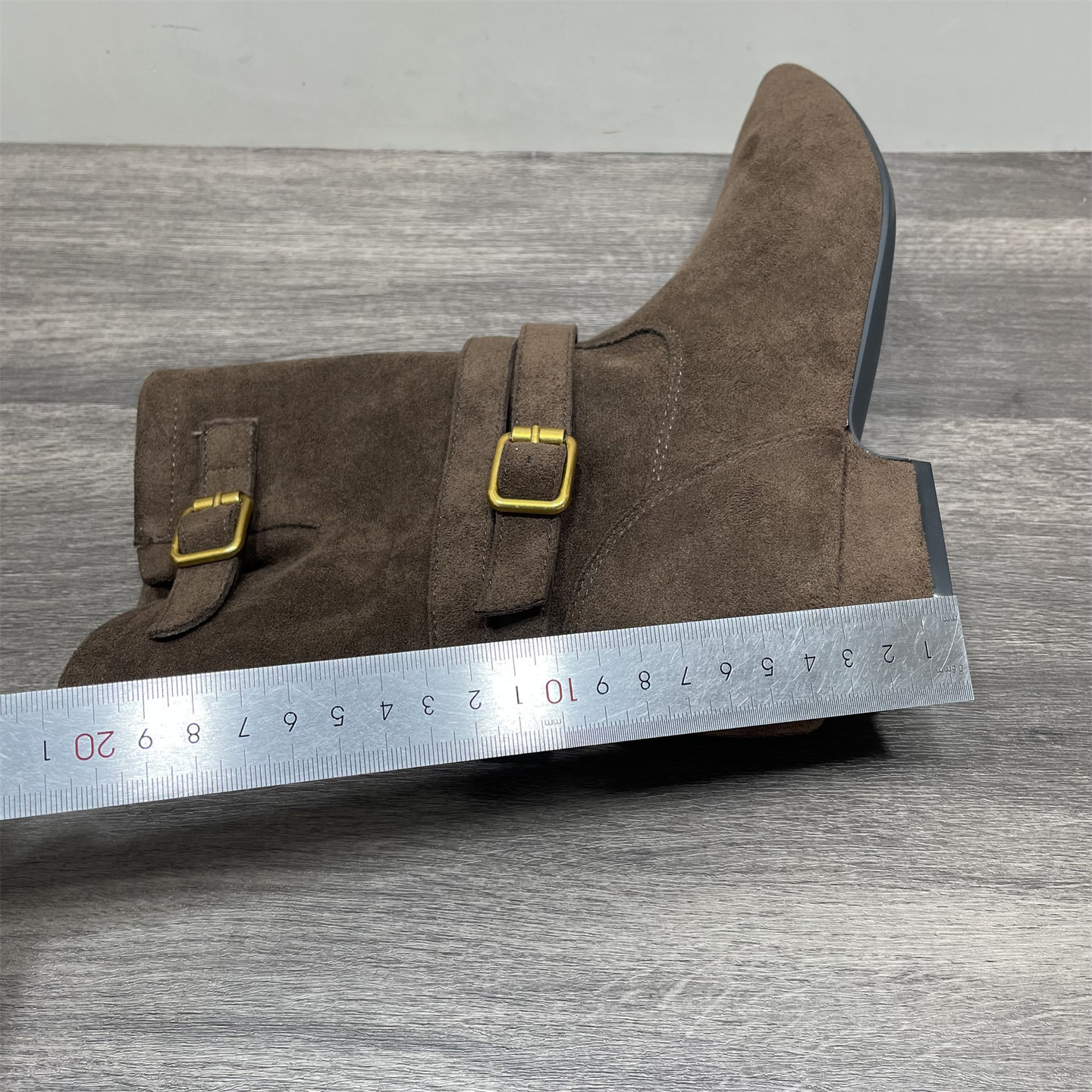 断码处理气质短靴女款秋冬新款复古绒面西部靴子女显瘦粗跟瘦瘦靴,淘宝优惠券,粉丝福利购,淘宝优惠卷