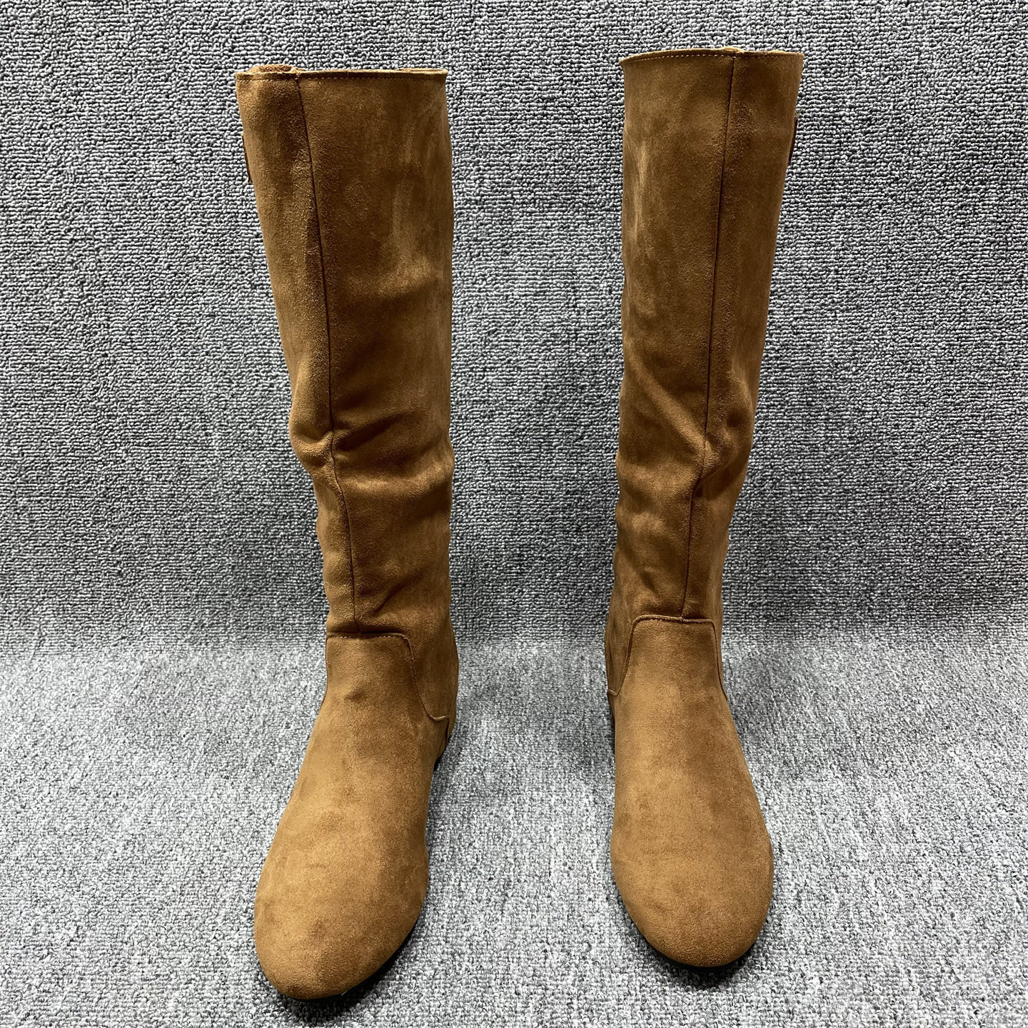 断码处理内增高绒面靴子女秋冬新款不过膝长筒靴复古辣妹骑士长靴,淘宝优惠券,粉丝福利购,淘宝优惠卷