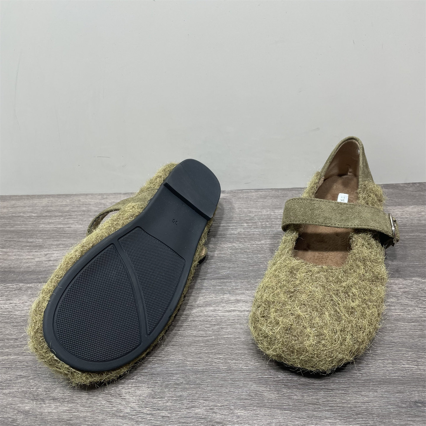 断码处理加绒玛丽珍一字带毛毛鞋外穿单鞋女冬季新款保暖平底棉鞋,淘宝优惠券,粉丝福利购,淘宝优惠卷