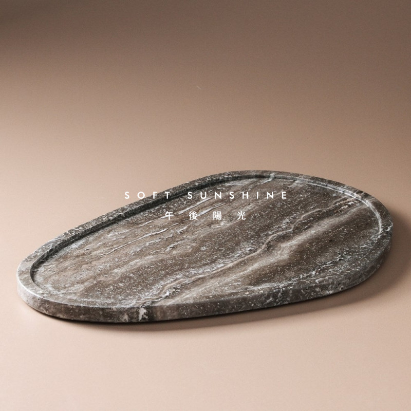 侘寂风天然黄洞大理石不规则装饰高级感家居摆件首饰收纳果盘托盘,淘宝优惠券,粉丝福利购,淘宝优惠卷