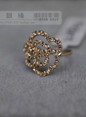 丽晶饰品精美玫瑰花安娜苏山茶花