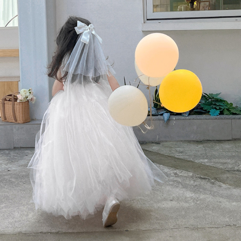 儿童婚纱公主裙女童高端生日主持人钢琴比赛花童婚礼小女孩礼服夏,淘宝优惠券,粉丝福利购,淘宝优惠卷