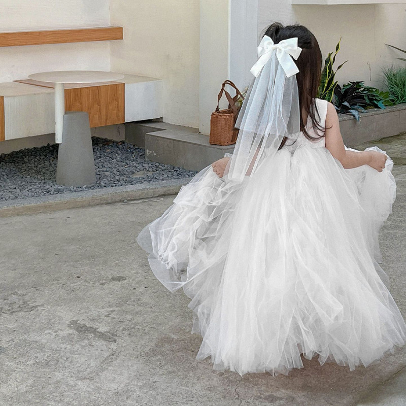 儿童婚纱公主裙女童高端生日主持人钢琴比赛花童婚礼小女孩礼服夏,淘宝优惠券,粉丝福利购,淘宝优惠卷