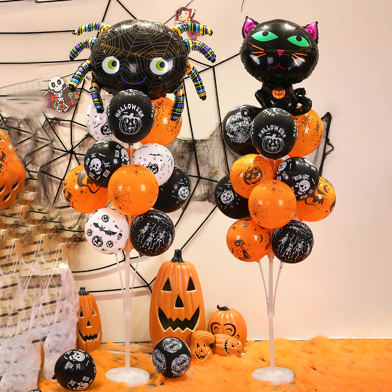 万圣节充气装饰气球南瓜幽灵道具摆件幼儿园商场店铺门口场景布置 - 图1