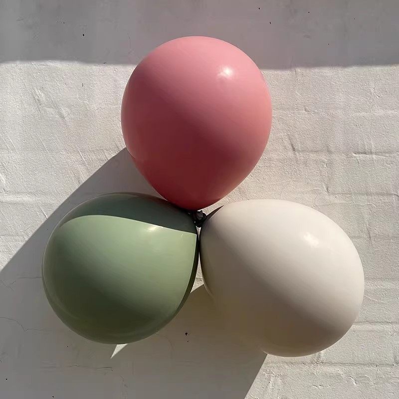 ins风双层气球复古牛油果复古粉沙滩白色气球生日派对布置装饰品,淘宝优惠券,粉丝福利购,淘宝优惠卷