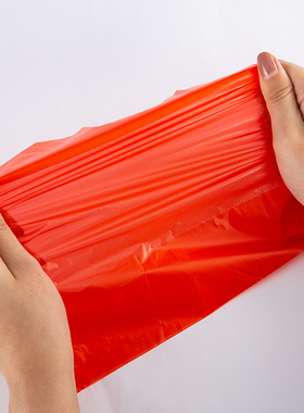 红色塑料背袋心袋食品袋子小方便袋口袋水果蔬菜商用打包胶袋