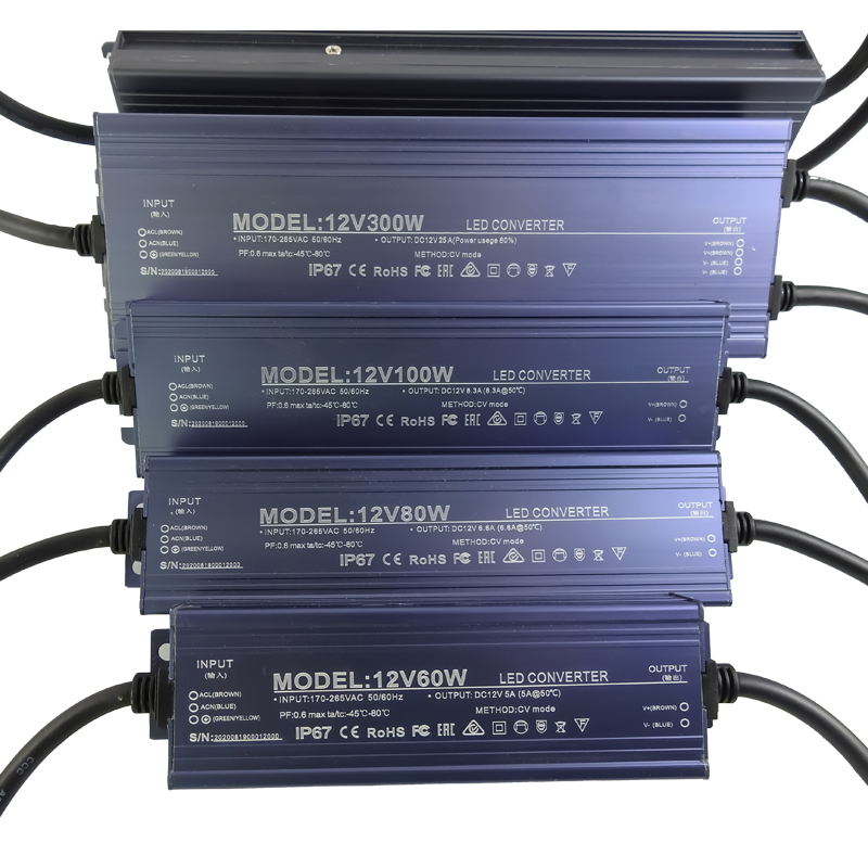 led防水开关电源12v24v户外20w30w60w400w变压器220转12v200w300w