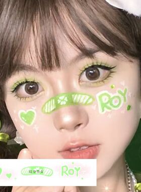 TFBOYS纹身贴 易烊千玺王源王俊凯10周年脸贴 演唱会脸贴定做定制