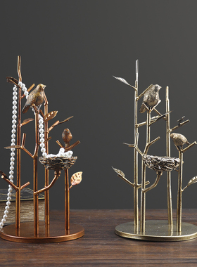 热卖美式风复古家居铁艺摆设小鸟