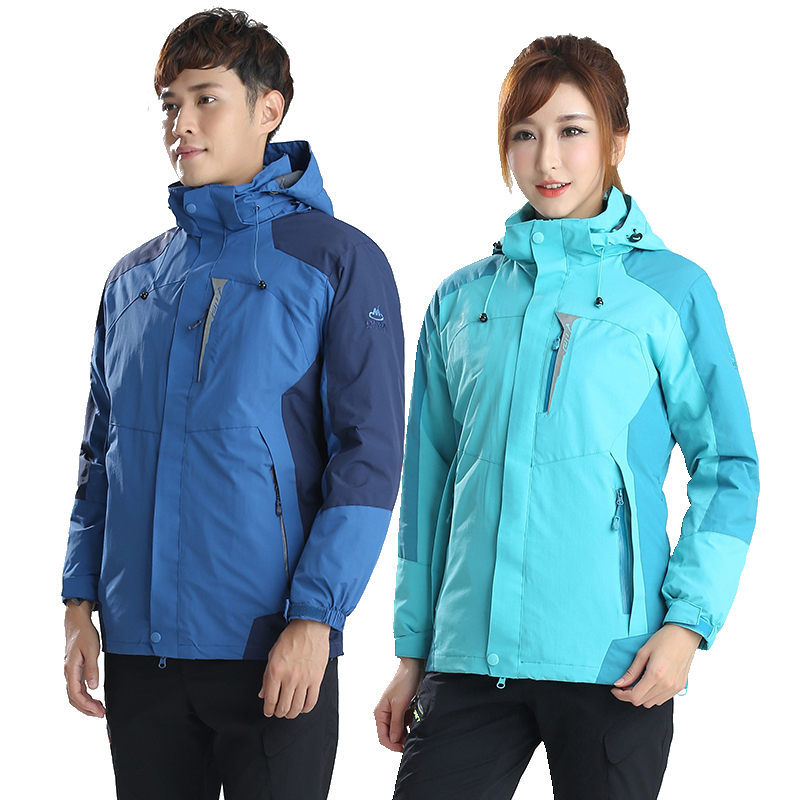 新品户外男女可拆卸冲锋衣三合一透气保暖秋冬潮牌运动登山服四季 新品户外男女可拆卸冲锋衣三合一透气保暖秋冬潮牌运动登山服四季