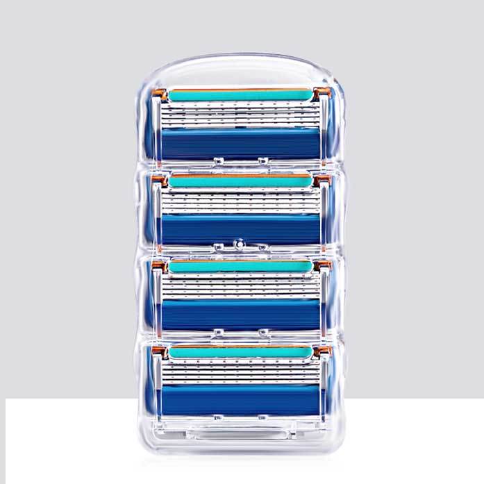 升级款五层刀片剃须刀手动刮胡刀刀头通用原装5刀片风隐刀架男士,淘宝优惠券,粉丝福利购,淘宝优惠卷