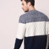 Áo len cashmere cổ tròn ZB / 珍 贝 男 tinh khiết phù hợp với áo len dày dệt kim áo len ấm áp TM1090 - Áo len Cashmere áo len nam thời trang Áo len Cashmere