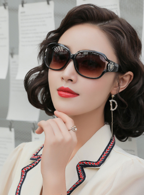 迪亚龙圆脸显瘦偏光太阳镜