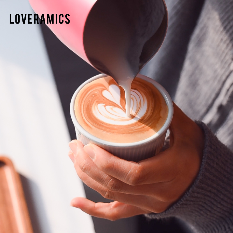 Loveramics爱陶乐北欧直纹咖啡杯拿铁摩卡卡布杯拉花杯陶瓷杯