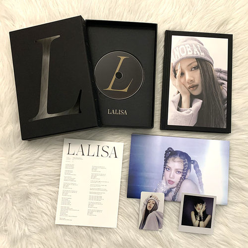 现货 BLACKPINK LISA专辑 LALISA solo CD官方正版小卡海报周边-图3
