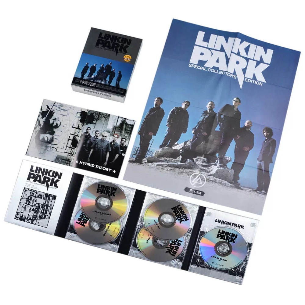 官方正版 林肯公园专辑 特别纪念珍藏版  Linkin Park 4CD+1DVD - 图1