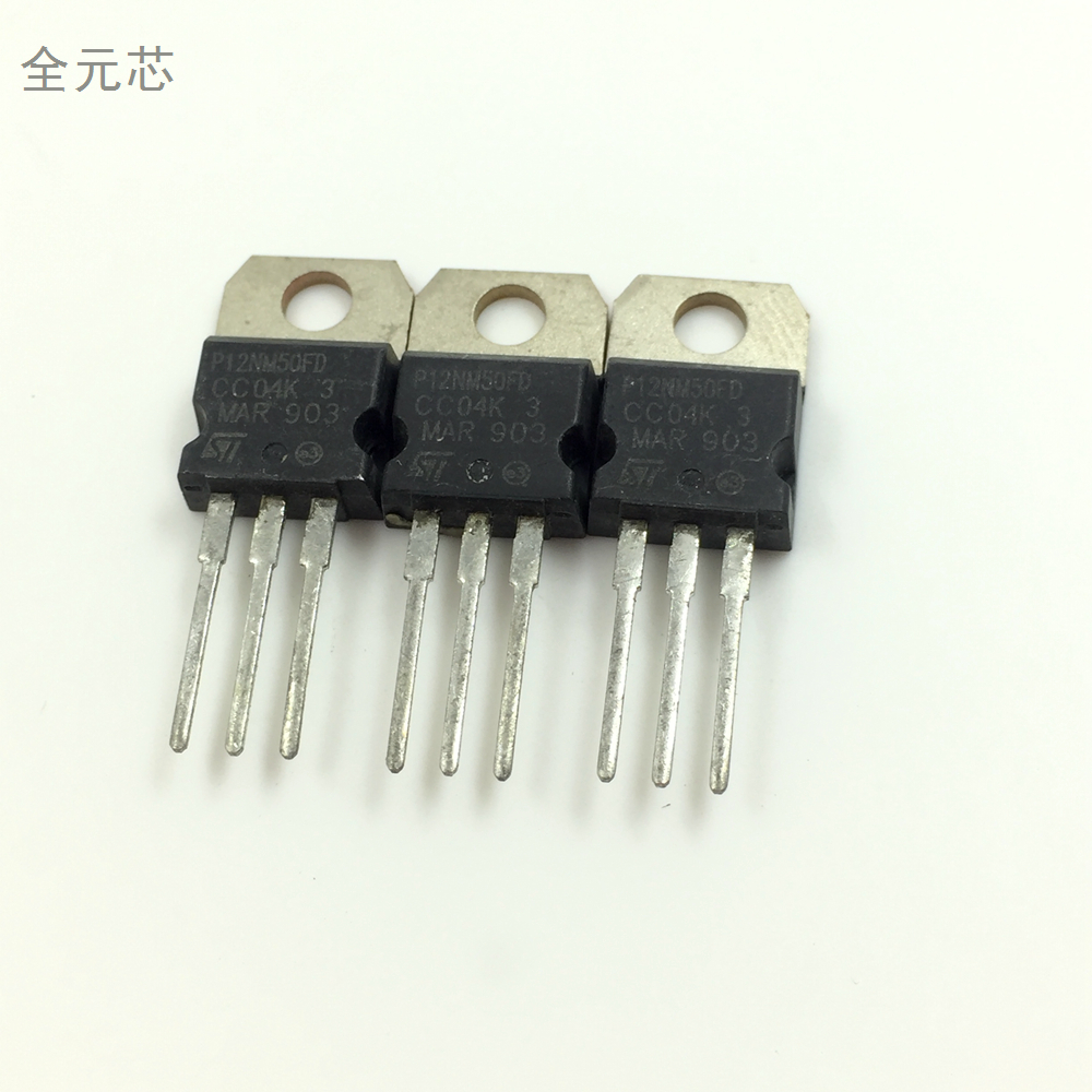 P12NM50FD 场效应管 N沟道 STP12NM50FD 12A/500V TO220F直插铁头 - 图1