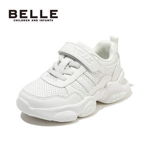 百丽童鞋儿童小白鞋子2025秋季新款