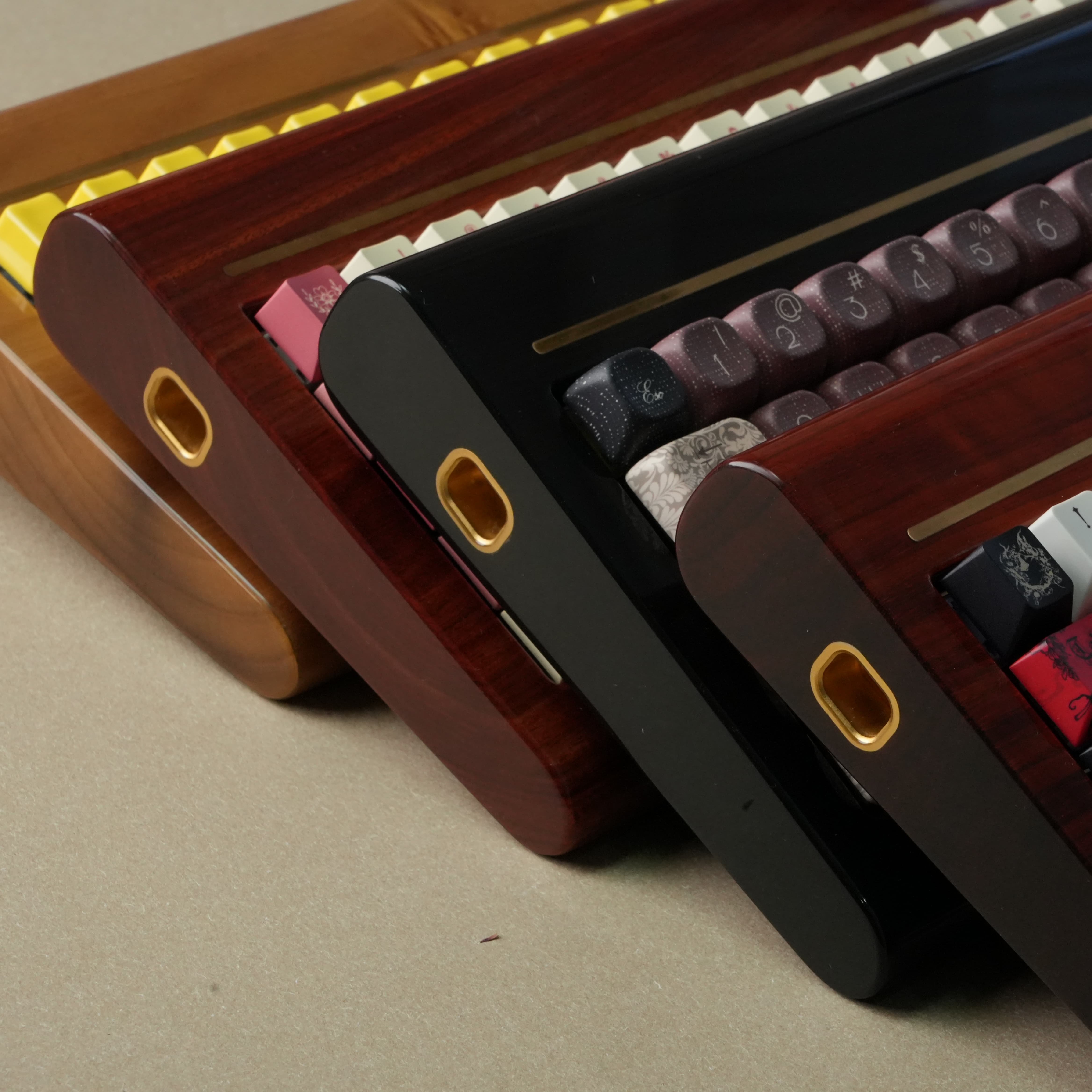 TBM70配列实木机械键盘北美黑胡桃木紫光檀钢琴烤漆原创个性复古,淘宝优惠券,粉丝福利购,淘宝优惠卷