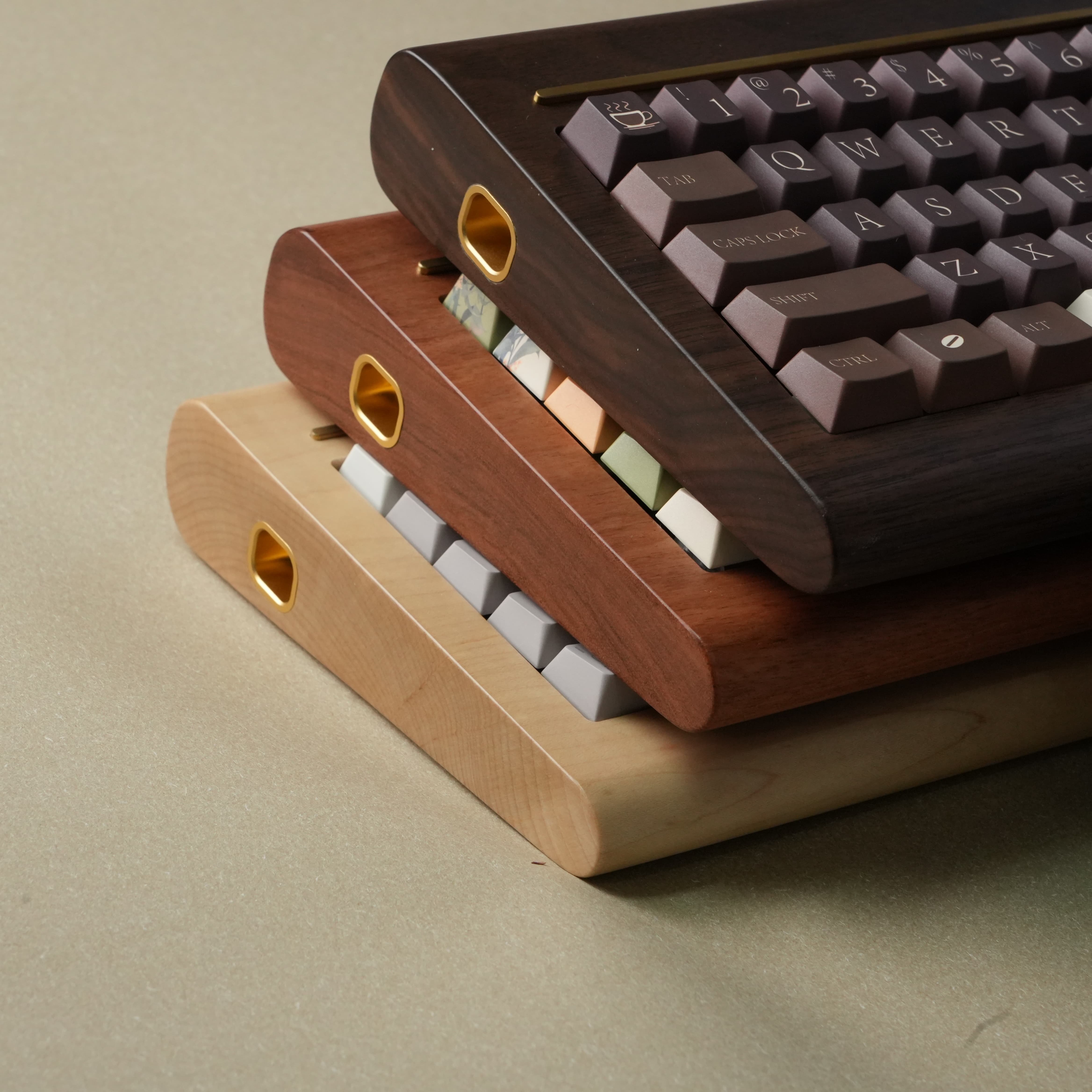 TBM70配列实木机械键盘北美黑胡桃木紫光檀钢琴烤漆原创个性复古,淘宝优惠券,粉丝福利购,淘宝优惠卷
