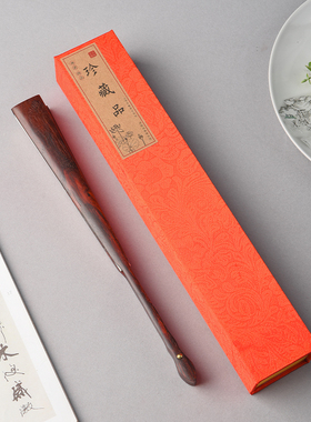 小叶紫檀折扇男女扇子空白扇面手工宣纸扇君子休闲扇送礼珍藏品