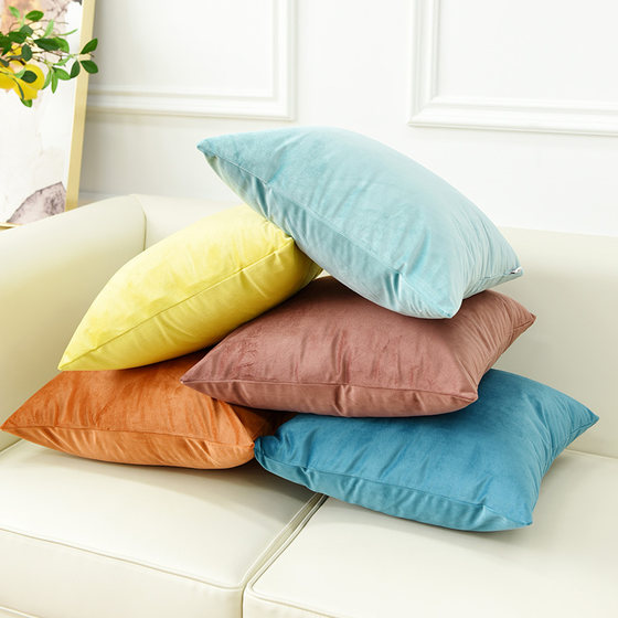 Suede living room bedside pillow cushion
