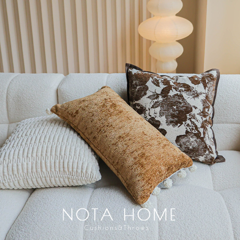 中古风抱枕样板间软包装饰新家沙发靠枕酒店方枕超软车用枕头含芯,淘宝优惠券,粉丝福利购,淘宝优惠卷