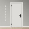 Bingbing interior door white door soundproof door solid wood composite wood door project rental door bedroom door apartment door