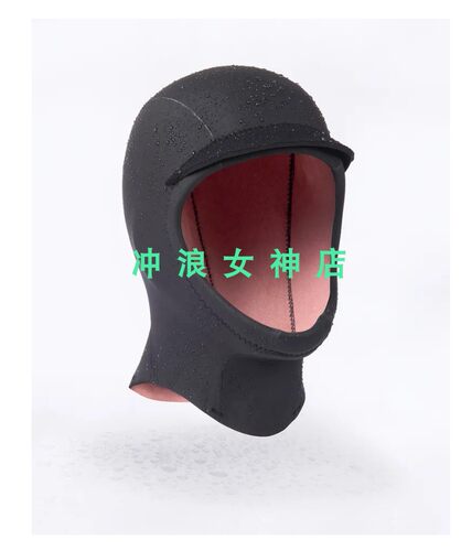 Rip curl3mm冲浪潜水防寒帽子保暖冬季男Heatseeker Wetsuit Hood - 图0