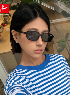RayBan雷朋官方新款时尚墨镜男复古窄框可配近视太阳镜女0RB4455F