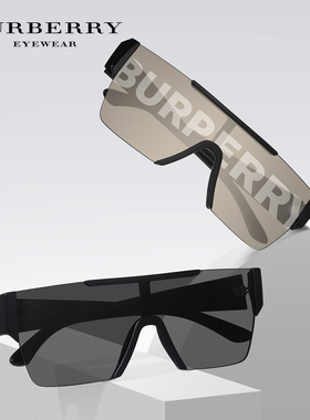 BURBERRY博柏利字母印花街拍墨镜