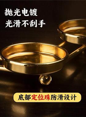 北斗七星阵供佛酥油灯座烛台灯架供灯七盏七彩莲花灯三层七星灯