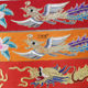 Opera costume accessories embroidered dragon jade belt