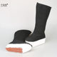 Ping Liyuan opera men's high boots Peking opera thick soles facing square