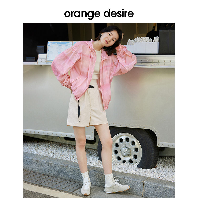 【现货O+光自由防晒】orange desire多巴胺晕染高倍防晒服2024新 - 图2