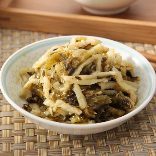 宏绿梅菜笋丝80克装 农家小菜煮拌面 清粥 开胃下饭菜整箱包邮 - 图0