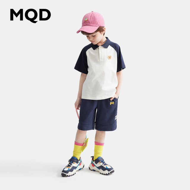 MQD ເດັກນ້ອຍຜູ້ຊາຍ summer suit summer ໄວຫນຸ່ມສັ້ນຂອງເດັກນ້ອຍເສື້ອທີເຊີດແຂນສັ້ນ po