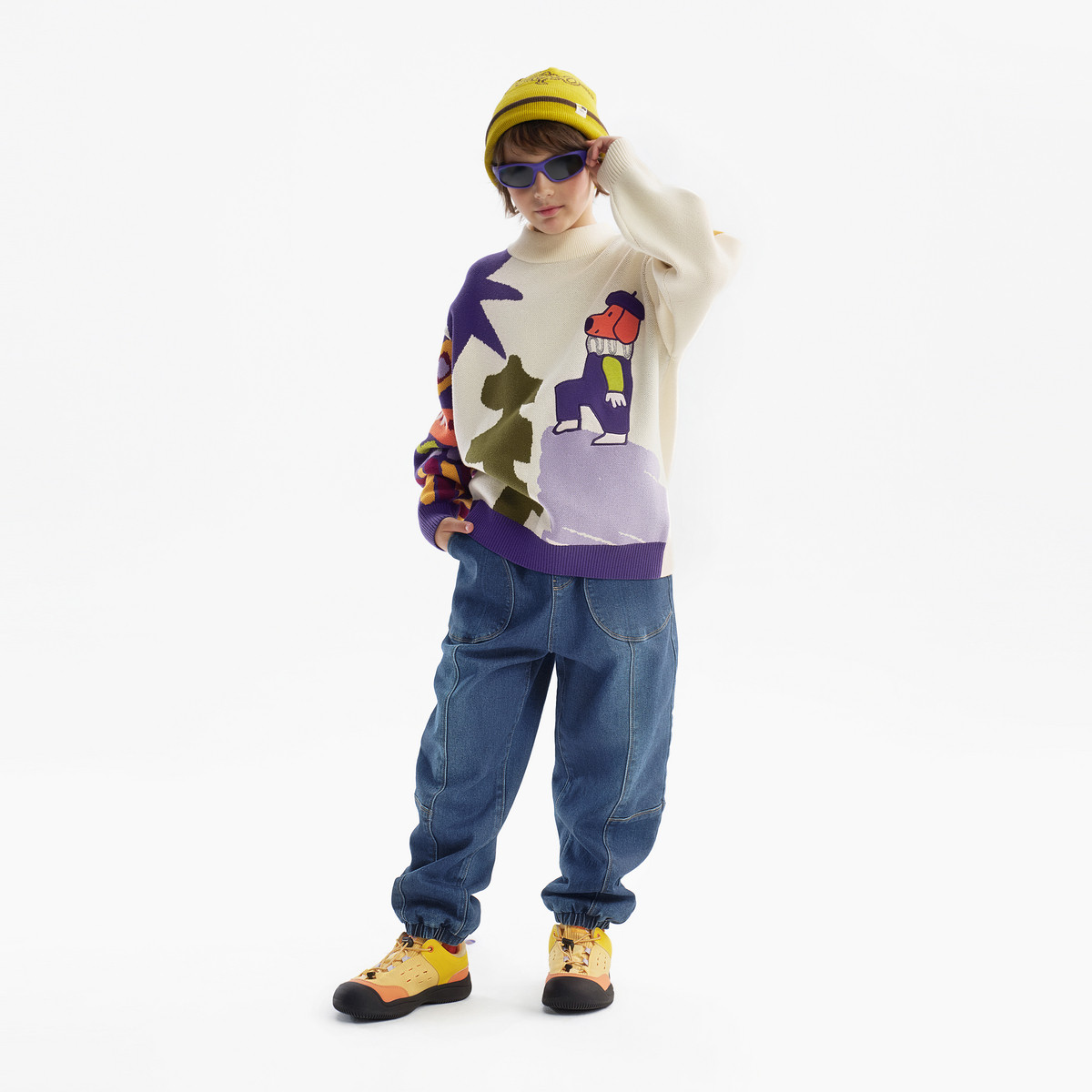 【蓄暖】MQD童装男童加绒牛仔裤25冬新款儿童加厚保暖潮酷长裤子,淘宝优惠券,粉丝福利购,淘宝优惠卷