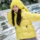 Детский демисезонный удерживающий тепло пуховик подходит для мужчин и женщин с капюшоном, детская одежда