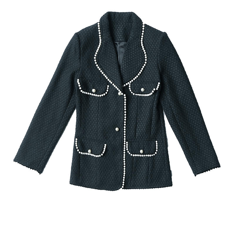 2020春装新款小西装名媛粗花呢显瘦 琦诗卡梦服饰短外套