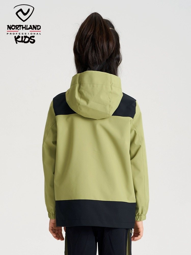 NORTHLAND儿童单层冲锋衣春季新品防风防水时尚运动户外衣 - 图0