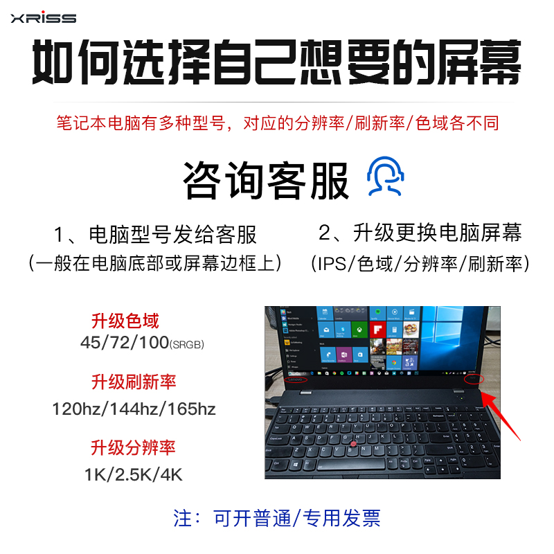 联想ThinkpadT550 T560 T570 T580 T590 L540高分IPS液晶显示屏幕 - 图1