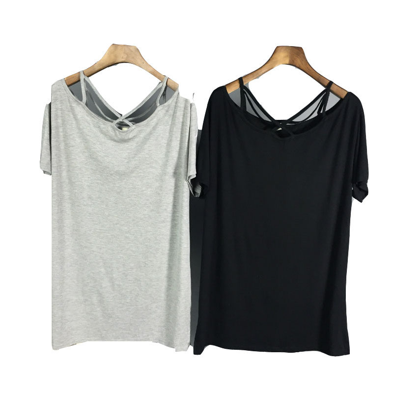 2025夏季新品350斤超大码女装300交叉露肩上衣270胖mm性感显瘦T恤,淘宝优惠券,粉丝福利购,淘宝优惠卷