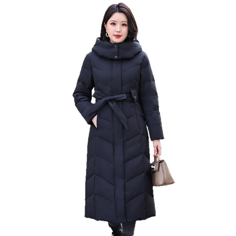 2025冬季新品300斤大码女装270胖妹妹收腰显瘦防寒过膝羽绒服240,淘宝优惠券,粉丝福利购,淘宝优惠卷