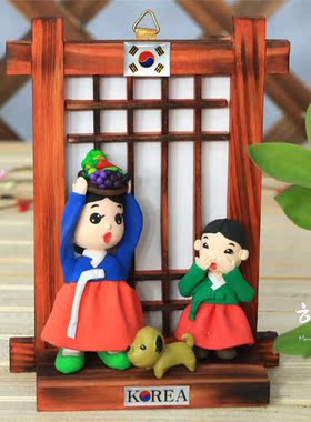 韩国进口民俗韩服娃娃