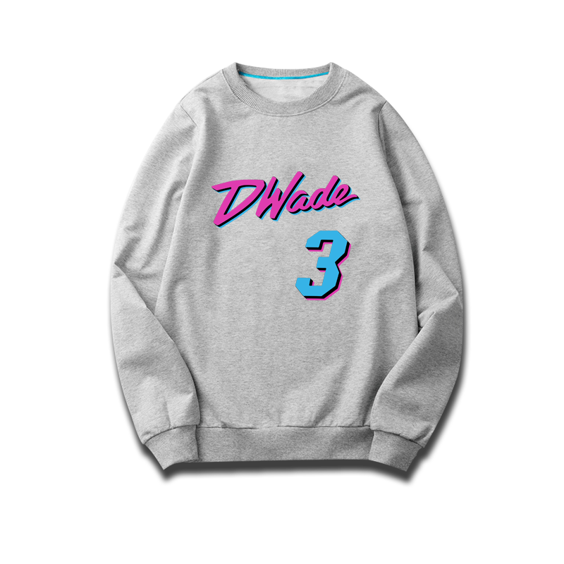 可定制热火韦德球衣篮球运动wade 沃纶物语服饰卫衣